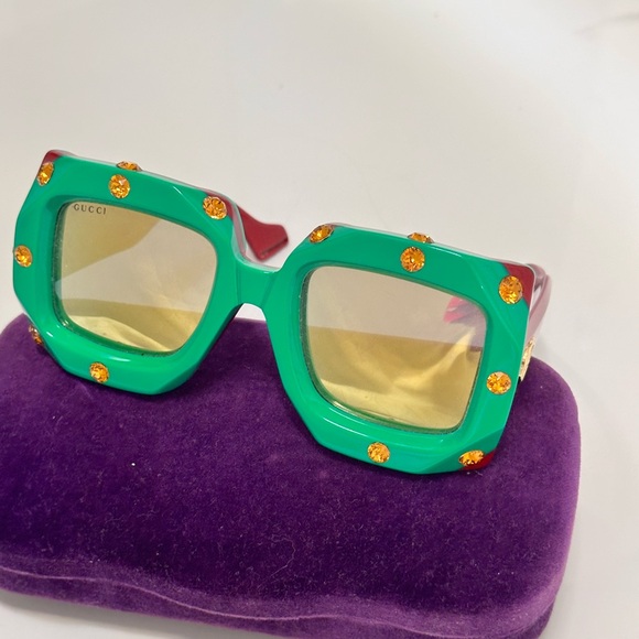 🌹GUCCI LIMITED EDITION SUNGLASSES MIRROR GLASSES runway - Picture 5 of 14